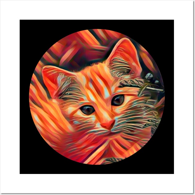 Fast floppy cat Wall Art by GoranDesign